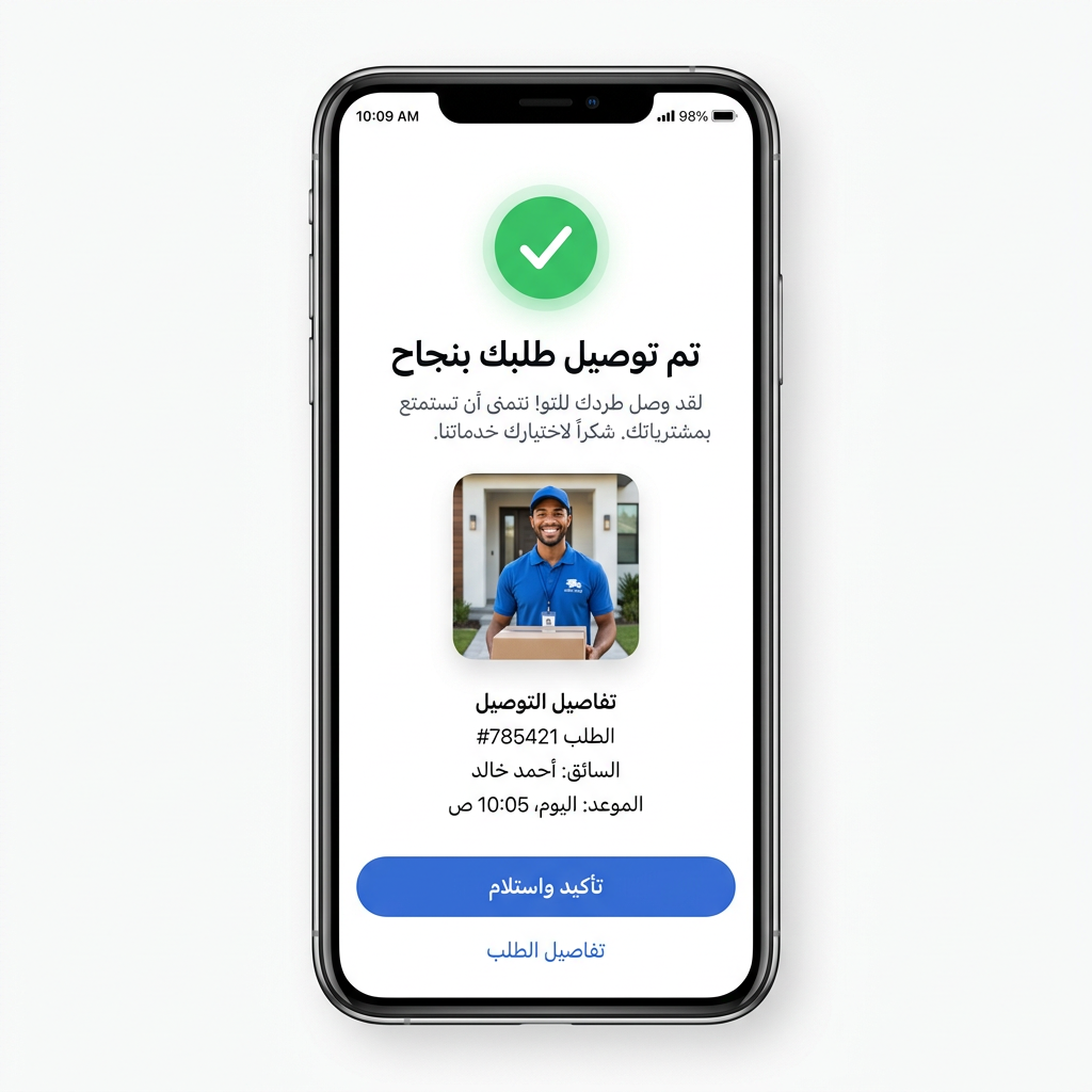 استلام بهدوء